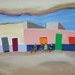 Four Seated Villagers Near Alicante